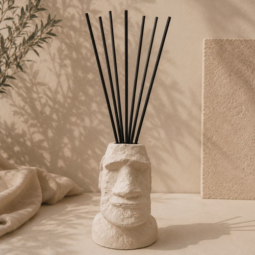Handmade Mini Cement Planters Totem, new, minimal decor