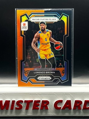 2023-24 Panini Prizm Euroleague LORENZO BROWN basketball prizm #59 Maccabi