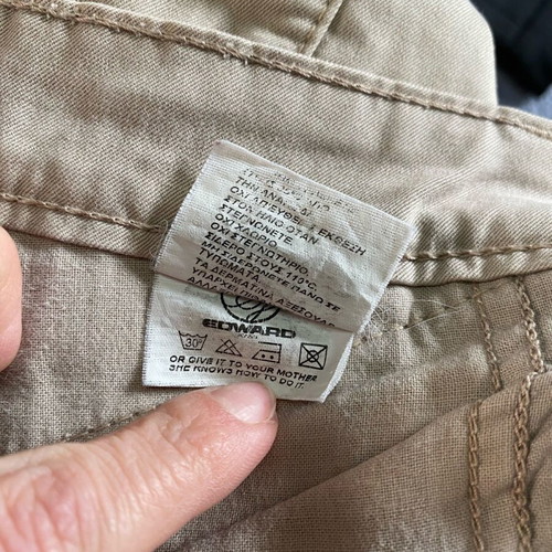 Edward Jeans beige pants used, size S