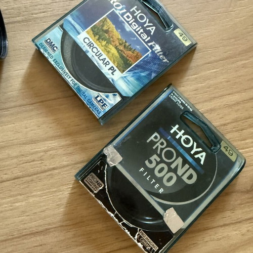 Sony RX100 IV compact camera with HOYA filters