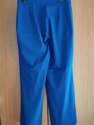 Blue women's pants straight fit like new, size L