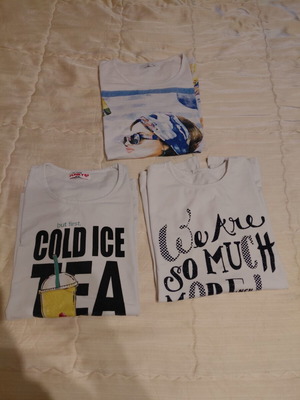Set of 3 women's/teen cotton T-shirts size 16/XS-S