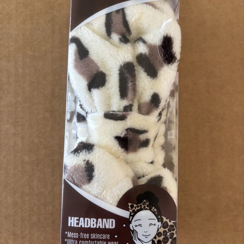 Standelli Headband New, Velvet White and Brown