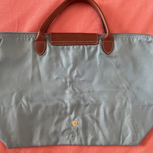 Longchamp Le Pliage Original bag used, turquoise, large size