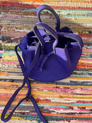Benetton crossbody bag purple like new