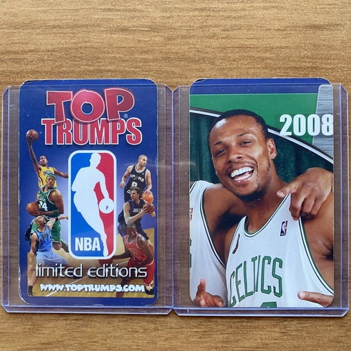 2007-08 Top Trumps NBA Limited Editions Kobe Bryant and LeBron James cards used