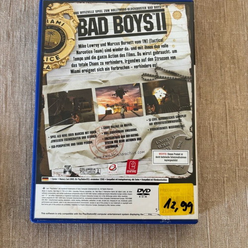 Bad Boys II PlayStation 2 used, German complete