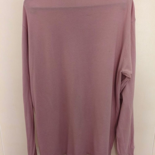 Lacoste men's long sleeve polo shirt, pink powder, XXL