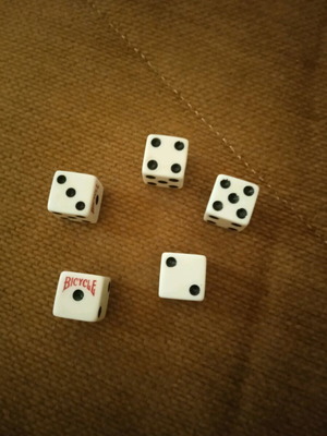 Bicycle super vintage dice set of 3 like new