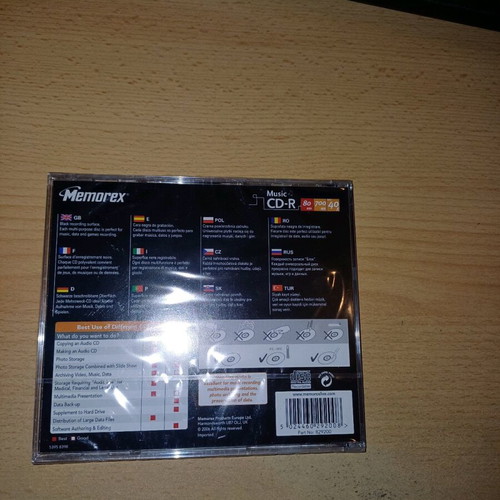 Music CD for recording new