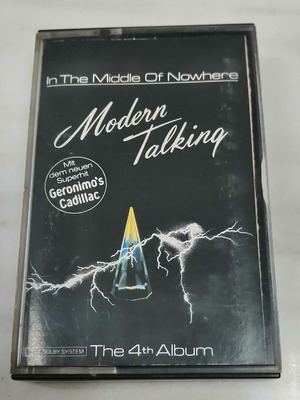Modern Talking In the Middle of Nowhere cassette tape, 1986 pop album