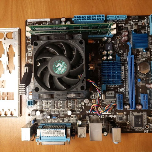 Gaming PC set with AMD FX-6300 CPU, 8GB RAM dual channel, copper cooler, IO shield like new