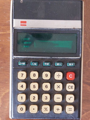 Sharp EL-8131 calculator used