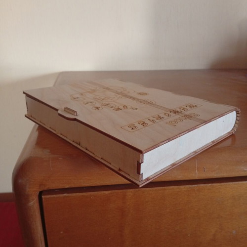 Wooden box book School memories like new