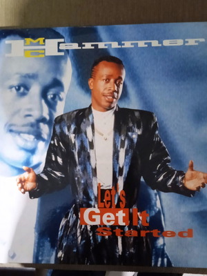 MC Hammer Lets Get It Started LP used, Hip-Hop