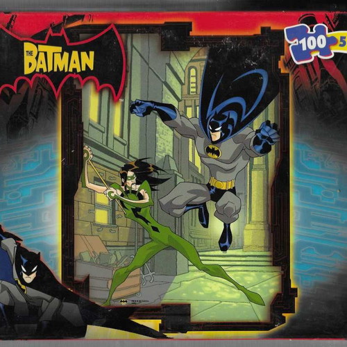 The Batman 100 Matel puzzle used, children's
