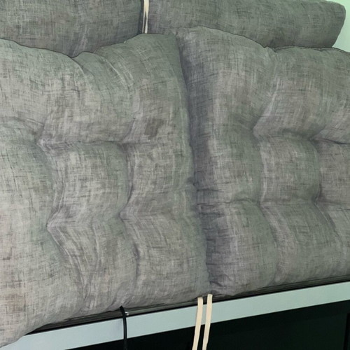 Chair cushions used, set of 6 for balcony chairs