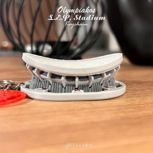 Olympiakos S.E.F. Stadium 3D Printed Keychain New