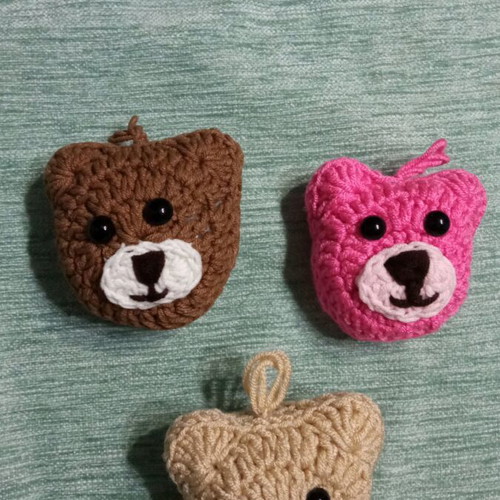 Handmade crochet keychain toys new