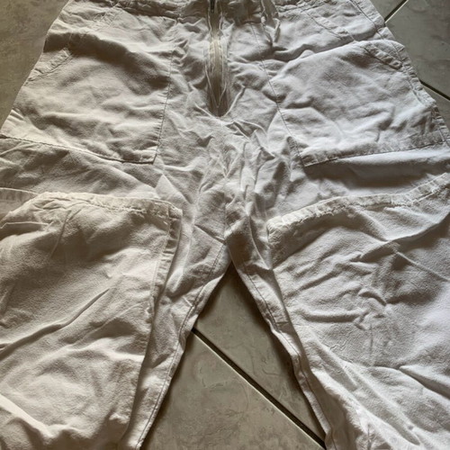 Linen pants like new, white, size S
