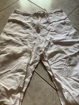 Linen pants like new, white, size S