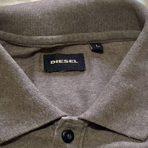 Diesel polo shirts pack of 2, size L, like new, turquoise and grey