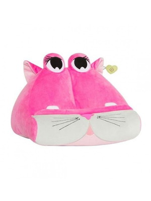 Плюшена Kitty Cuddly Reader нова, мека материя велбоа