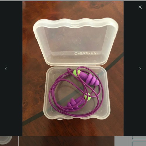 Ohropax earplugs pair not used