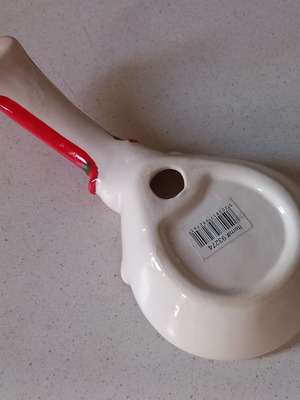Ceramic Christmas Spoon Rest new