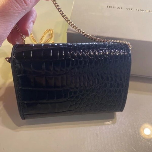 iDeal Of Sweden Mini Bag Black Croco New with Box