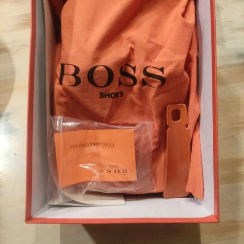 Boss moccasins like new, brown, size 43 with wide fit