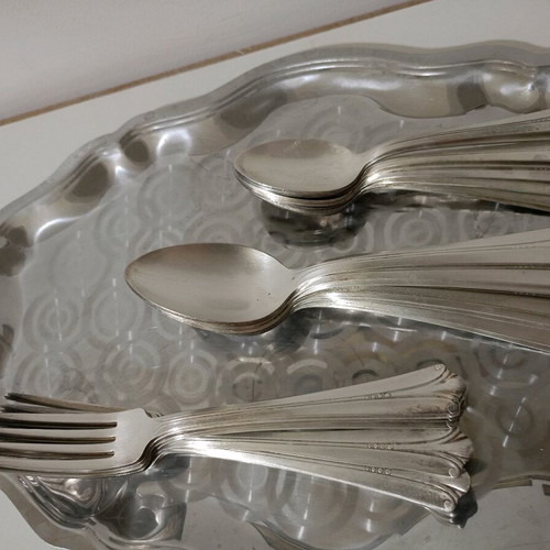 Silver-plated Cutlery Set 27 Pieces E.P.N.S USA Vintage Unused
