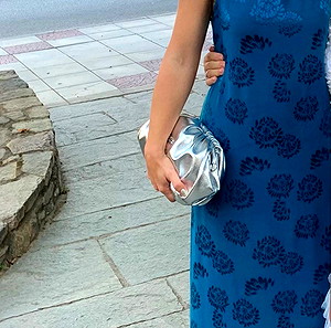nidodileda πετρόλ μάξι φόρεμα