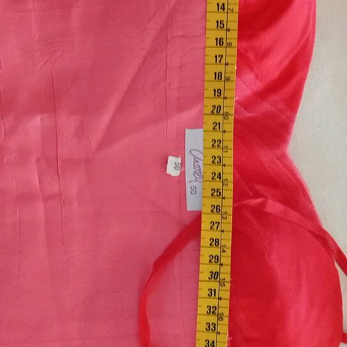 Silk dress like new, pink, size L, with scarf