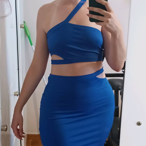 Shein set blue like new