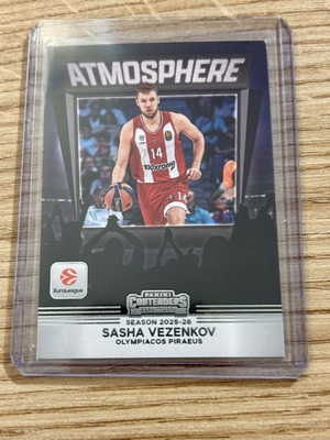 Sasha Vezenkov Olympiacos Panini Euroleague 2025-26 Atmosphere card like new