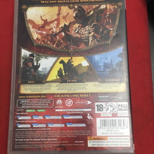 Age of Conan Hyborian Adventure PC game used