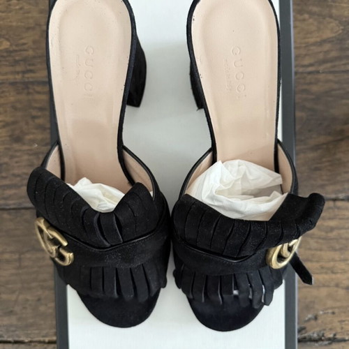 Gucci Marmont Mules No.38.5 new, black
