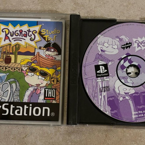 Rugrats Studio Tour PlayStation 1 used, worn case, complete English
