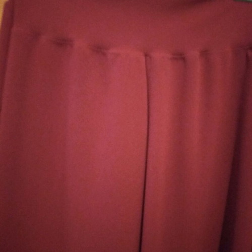 Set jacket with pants like new, burgundy scuba fabric