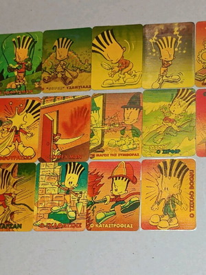 3D Chipicao Cards used, vintage collectible set