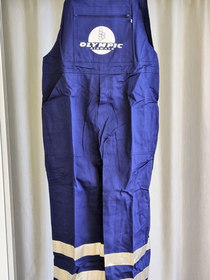 Olympic Airways collectible work overalls XL new