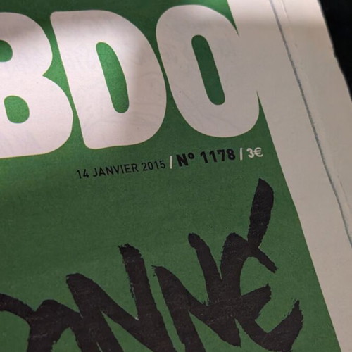 Charlie Hebdo magazine issue No1178, 14/1/2015