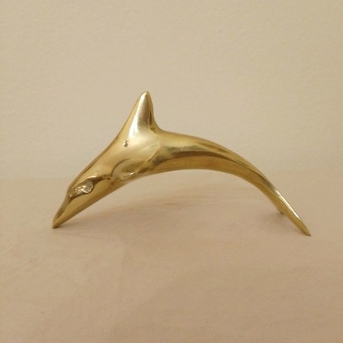 Bronze decorative dolphin used