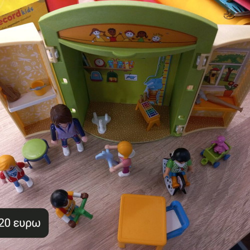 Playmobil preschool playset suitcase like new