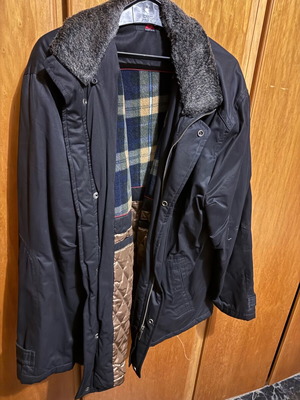 Blue jacket like new, size L