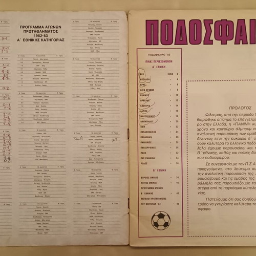 Football 83 Panini sticker album used with 431 stickers