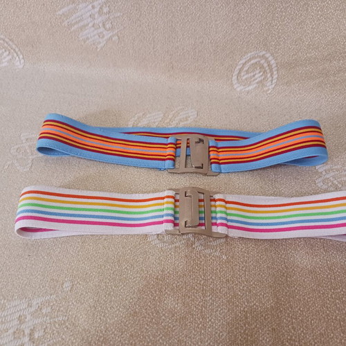 Children's elastic belts, 65 cm, multicolor