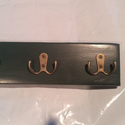 Handmade wooden coat rack 50 cm for home entrance and halls