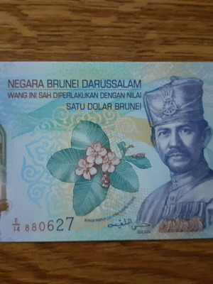 Brunei 1 Ringgit 2026 Polymer Banknote New